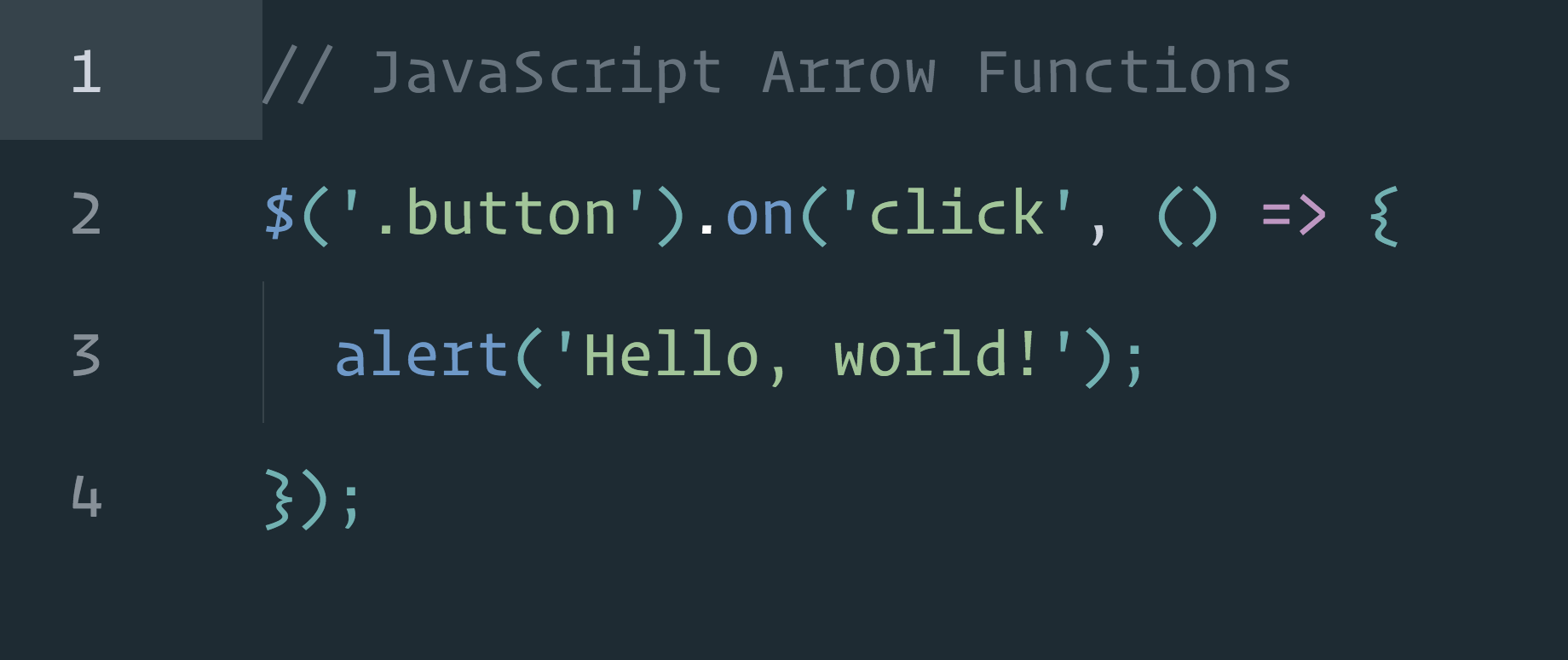 JavaScript Arrow Functions – Paul McBride