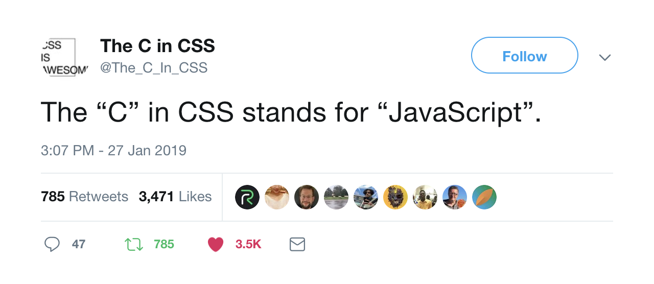 The C in CSS